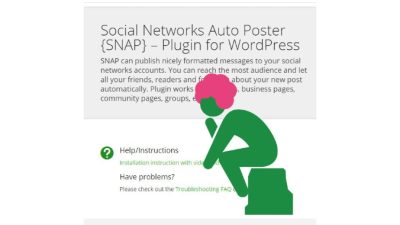 プチリニューアル後のSocial Networks Auto Poster {SNAP} の設定の罠